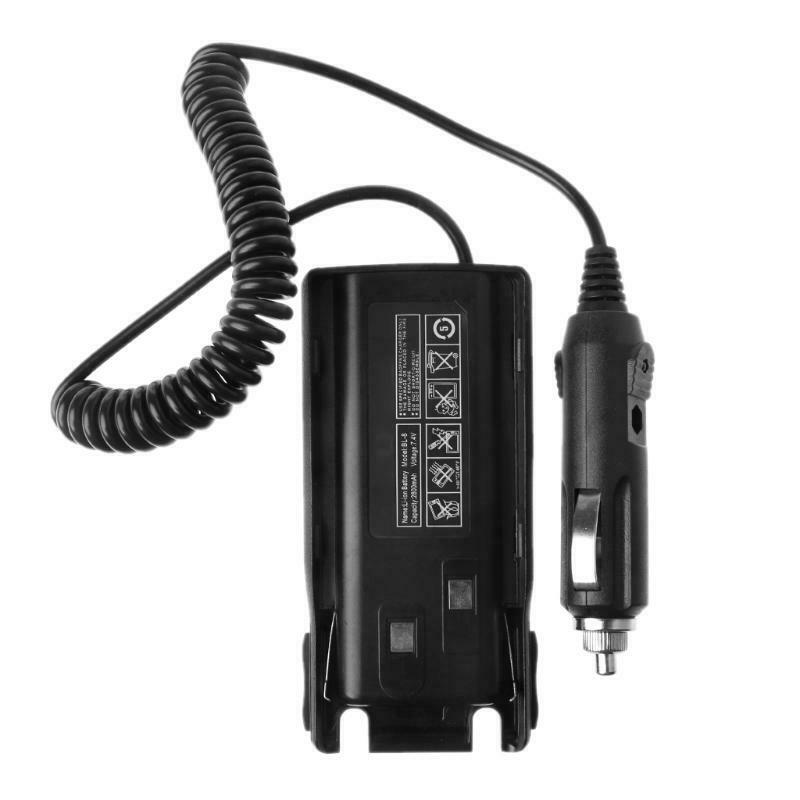 Car Charger Battery Eliminator Adapter For Baofeng UV-82 Radio Walkie Talkie