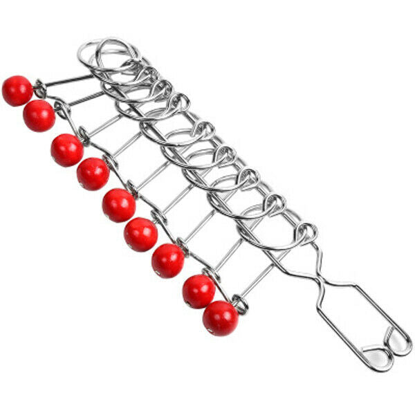 Traditional Brain Teaser Classical Metal 9 Linked Rings Puzzle Toys  CA