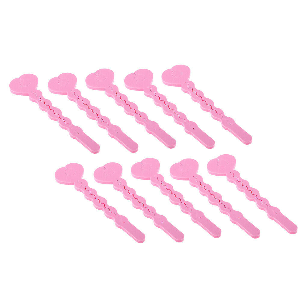 10 Pcs Sponge Foam Rollers Hair Curlers Bouncy Curls Style Tools Hair Design