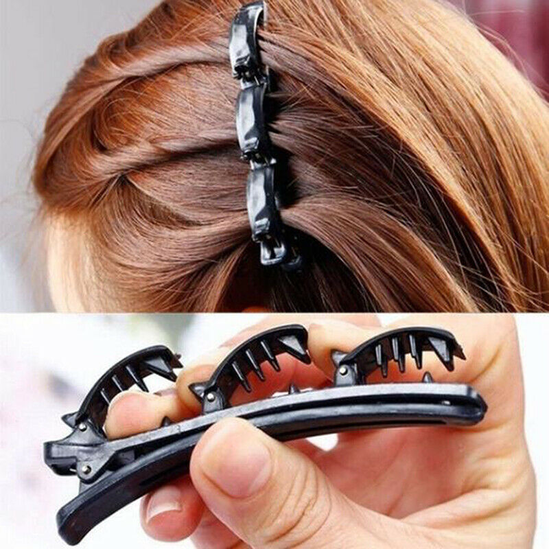 2pcs Double Bangs Hairpin Hair Clips Barrette Comb Sweet Hairstyle Access.l8