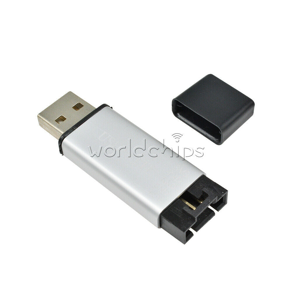3.3V/5V USB 2.0 to TTL UART 5Pin Converter Module CP2102 STC PRGMR +Metal Case