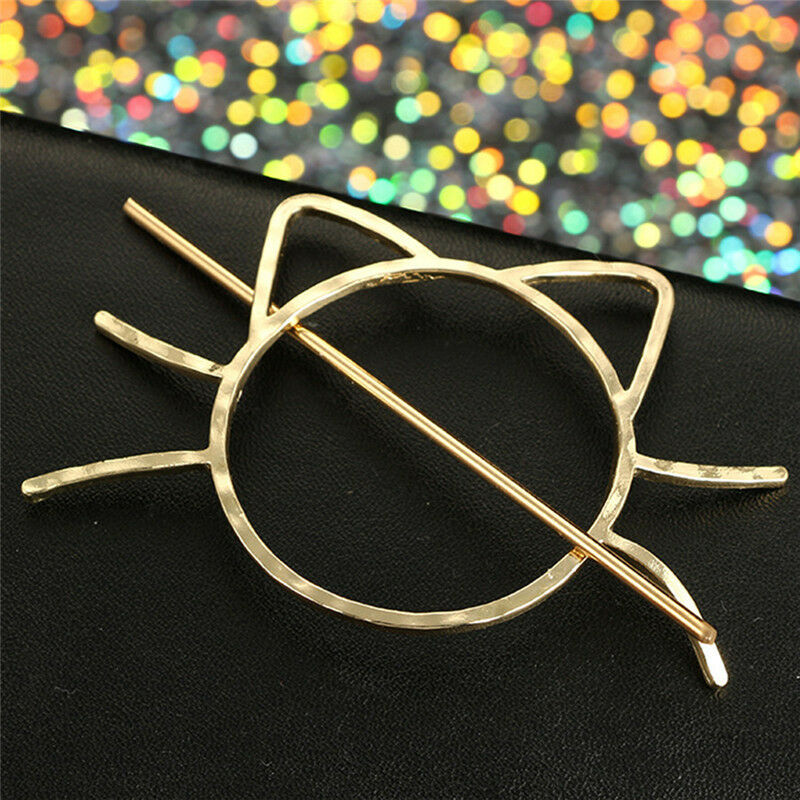 Women Kids Cute Animal Cat Hair Pin Hair Clip Barrette Pin Hair Accesserie.l8
