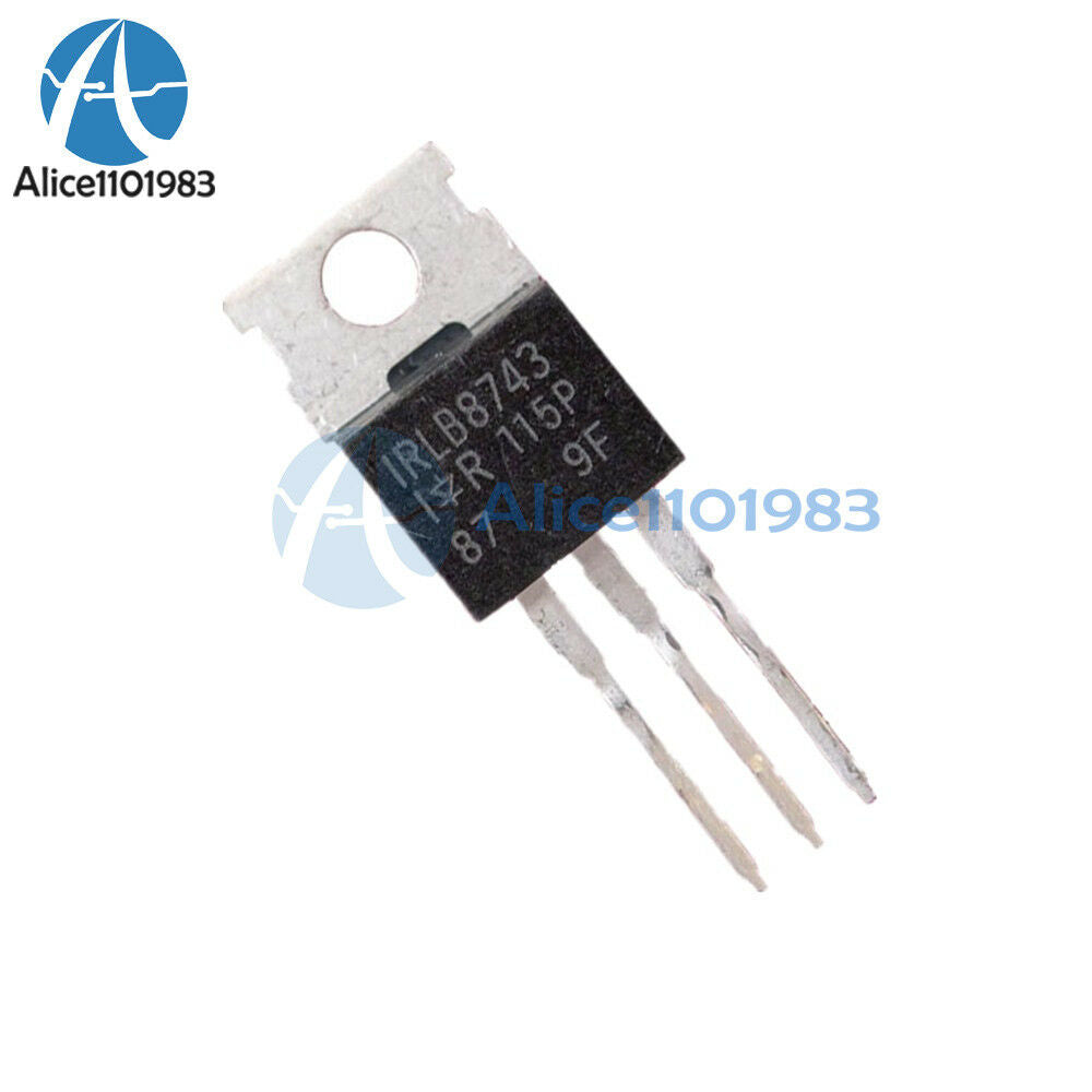 5PCS IRLB8743PBF IRLB8743 Logic Level N-Channel MOSFET HEXFET TO-220 MOS IC Chip