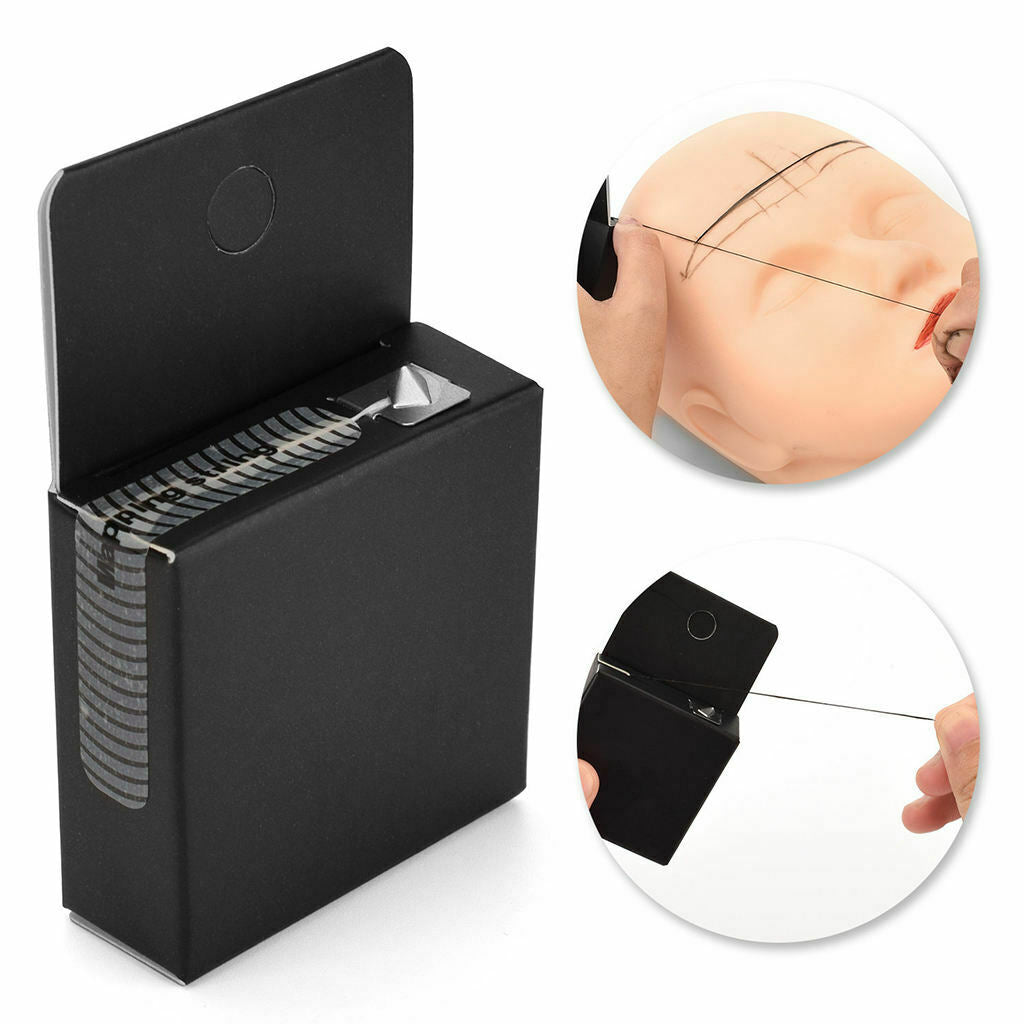 10M Positioning Line Eyebrow Ruler Tool with Ink Eyebrow Mapping Mark Line