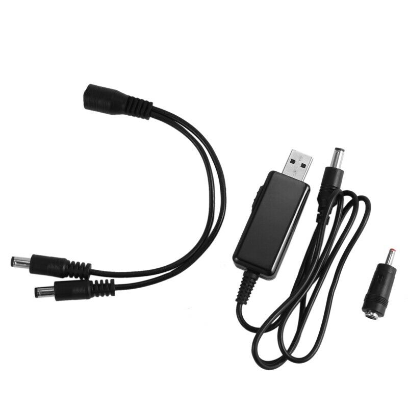 Usb Boost Cable 5V Step Up To 9V 12V Dc Voltage Converter 1A Step-Up Volt TranT2