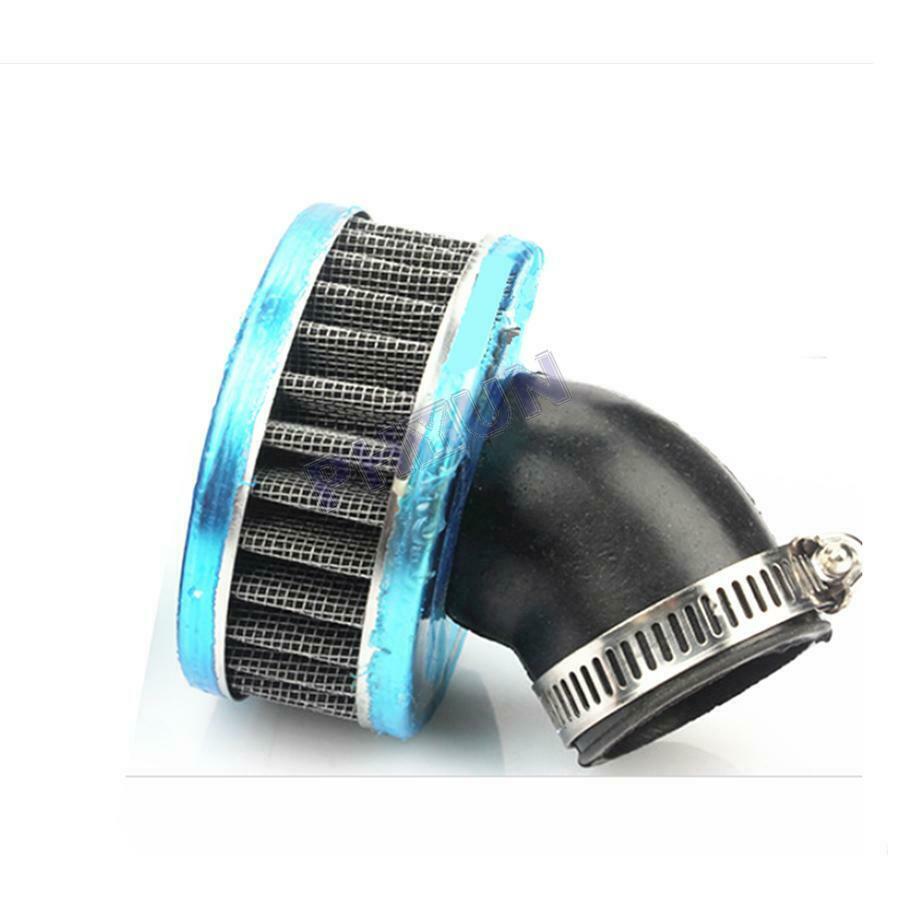 4x 50mm Motorcycle ATV Scooter Air Intake Filter Cleaner + Clamp Stainless Steel