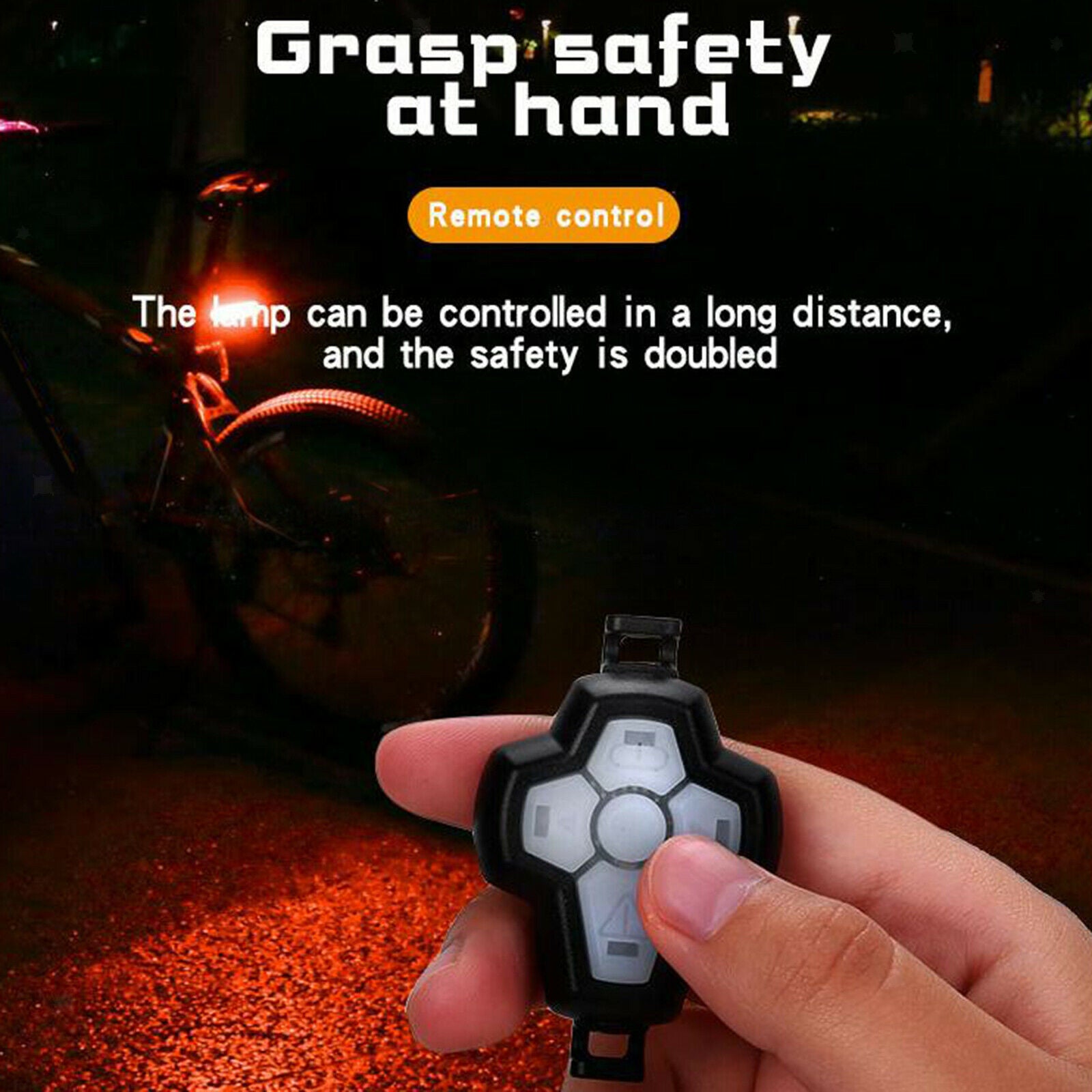 Bike Tail Light with Turn Signals Indicator Rear Light Rechargeable Safety