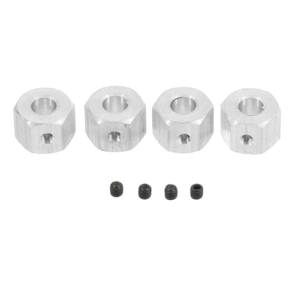 4 Packs 12mm Wheel Drive Hub Converter DIY Part WPL JJRC MN Cars Accessory