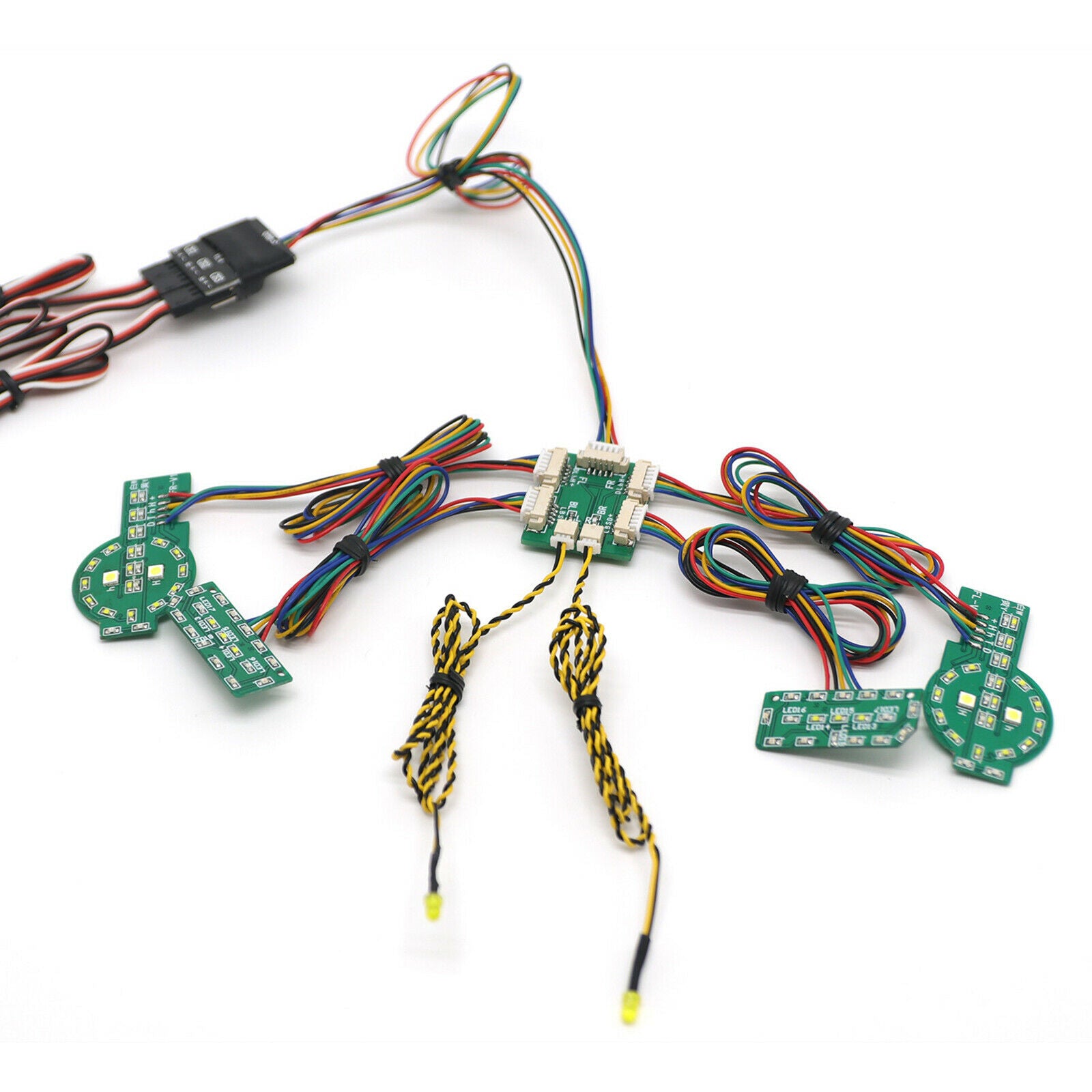 Simulation Lights Group Linkage Lights Parts for T4 Ford Bronco Crawler Car