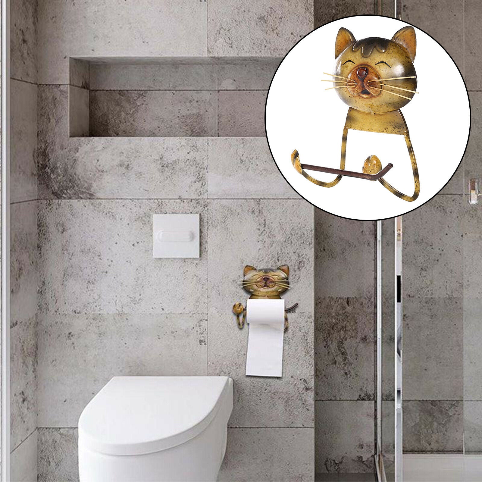Wall Mounted Toilet Paper Holder Hotel Tissue Roll Paper Stand Towel Holders