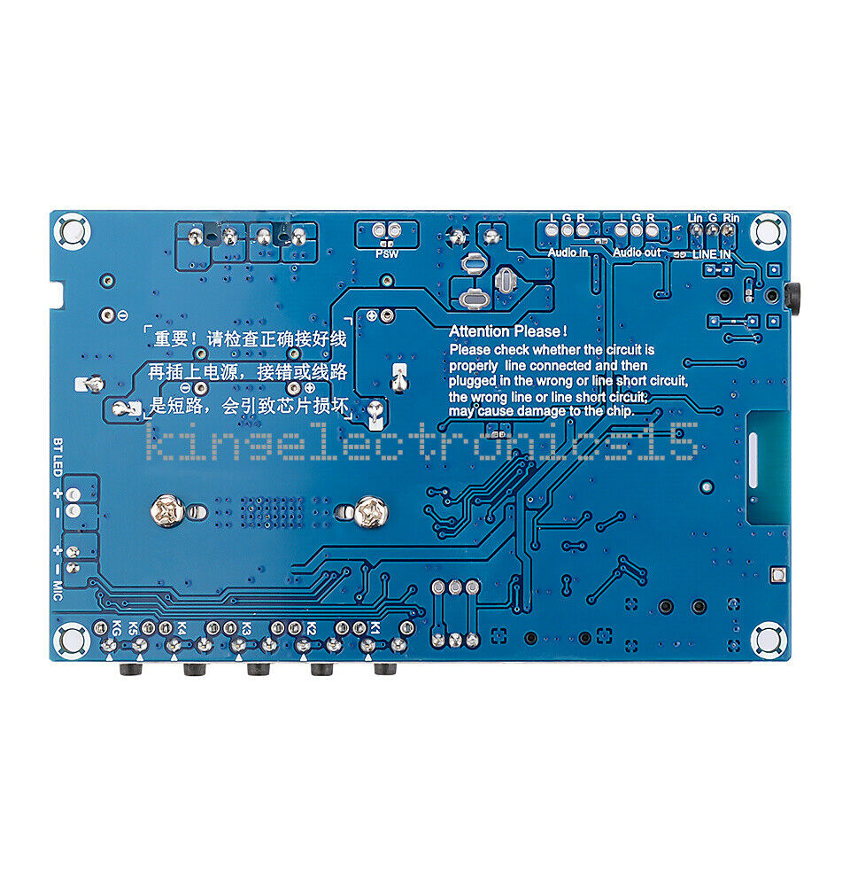 TPA3116 Bluetooth 5.0 Power Digital Amplifier Board 50Wx2 Stereo 2.0 Channel K9