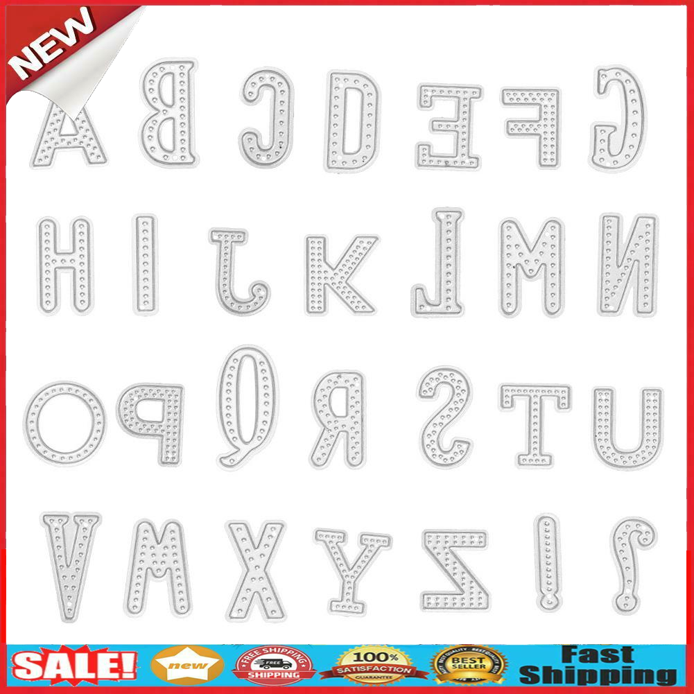28pcs Slogan Series DIY Cutting Dies Stencil Scrapbook Embossing Template @