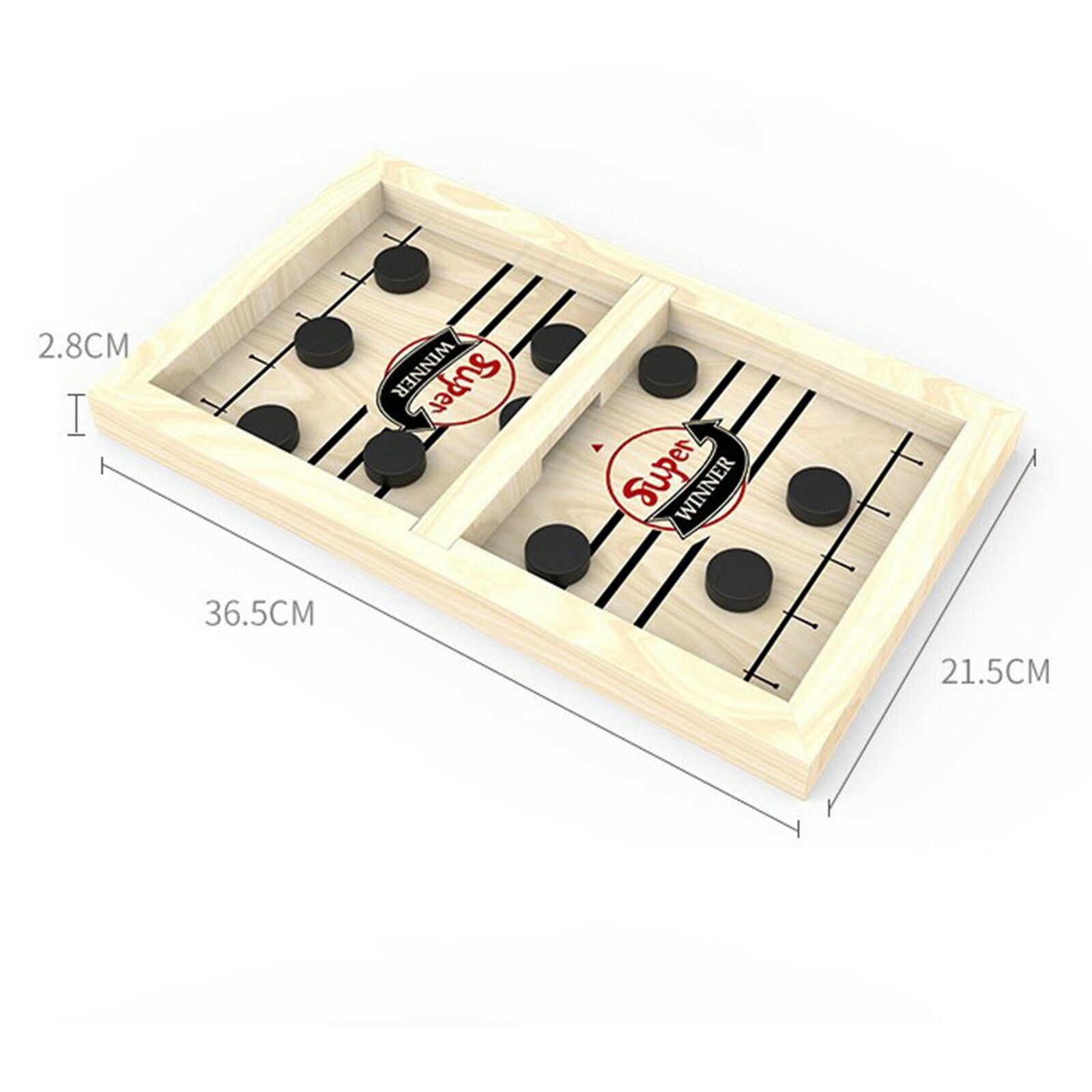 Wooden Foosball Ice Hockey Game Tabletop Battle Board Game Bounce Chess Toys for