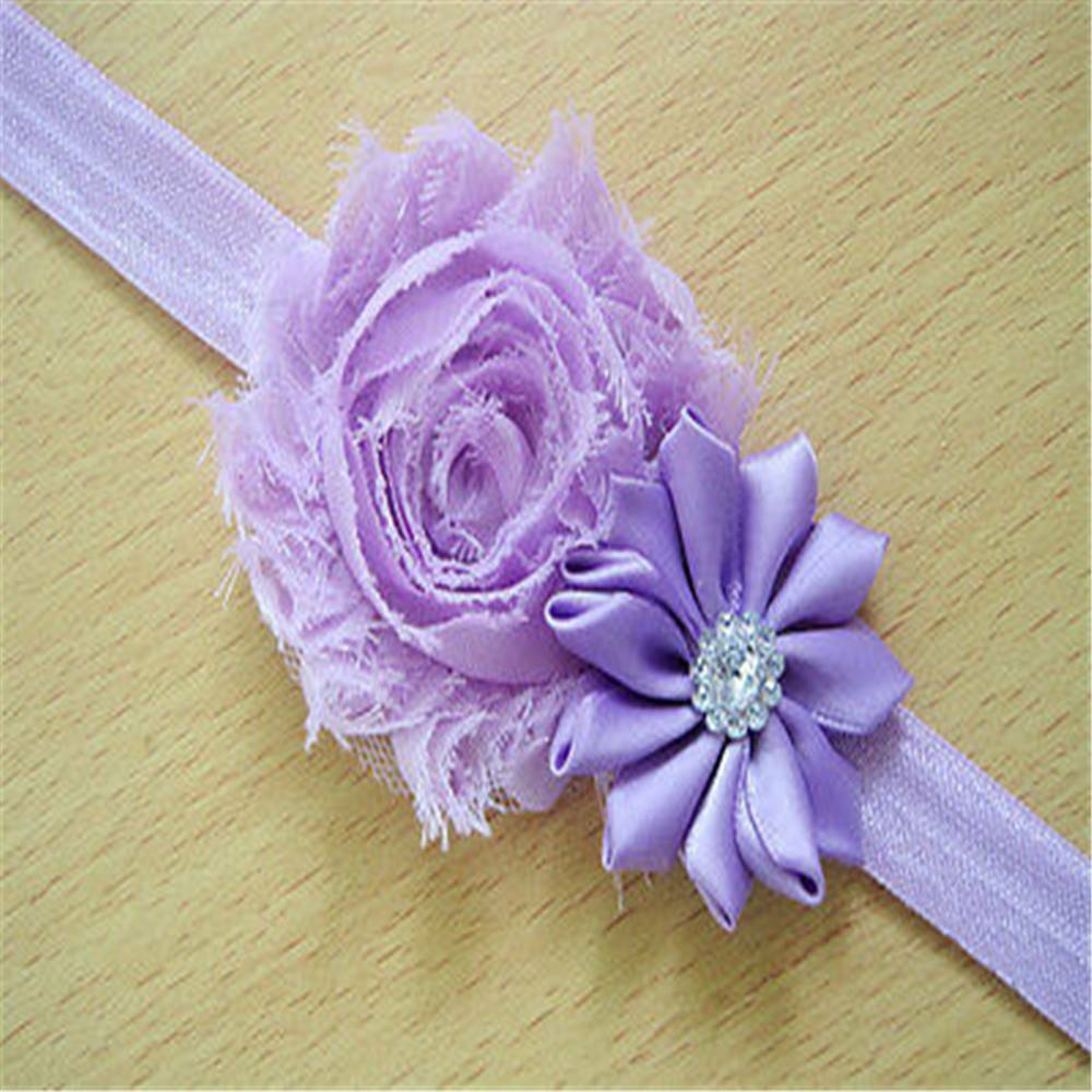 10X/Set Kids Girl Baby Chiffon Toddler Flower Bow Headband Hair Band Headwear*