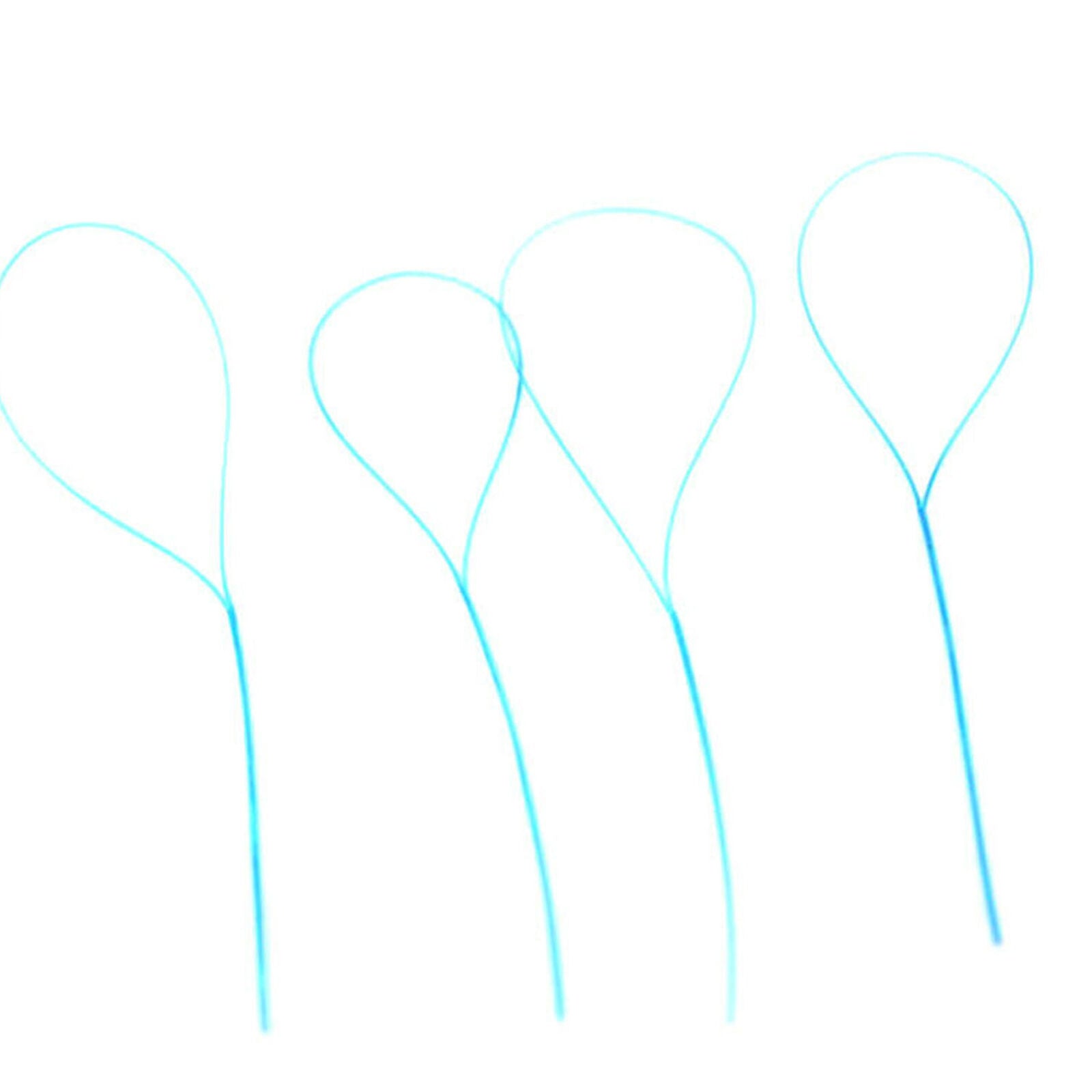 105pcs/set Dental Floss Threader Nylon Loop Floss Threaders Color Random 0.3mm