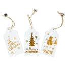 Pieces of 6 Rustic Christmas Wooden Pendant Xmas Ornament Hanging Home Decor 8x4