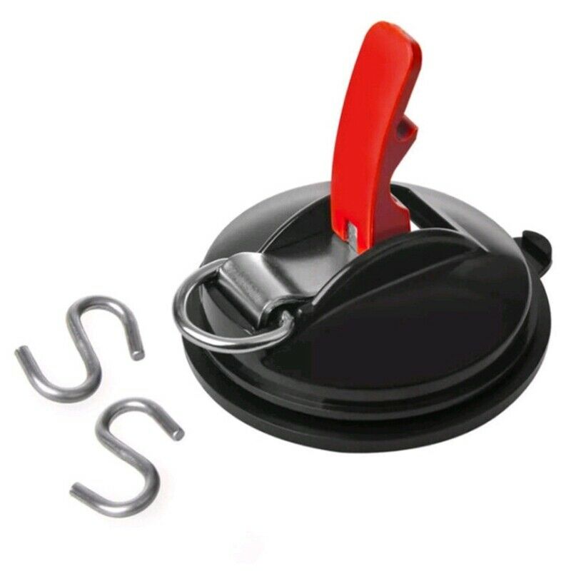 Vacuum Suction Cup Anchor with Fixed Hook Suction Cup Hook for Heavy-Duty Car U4