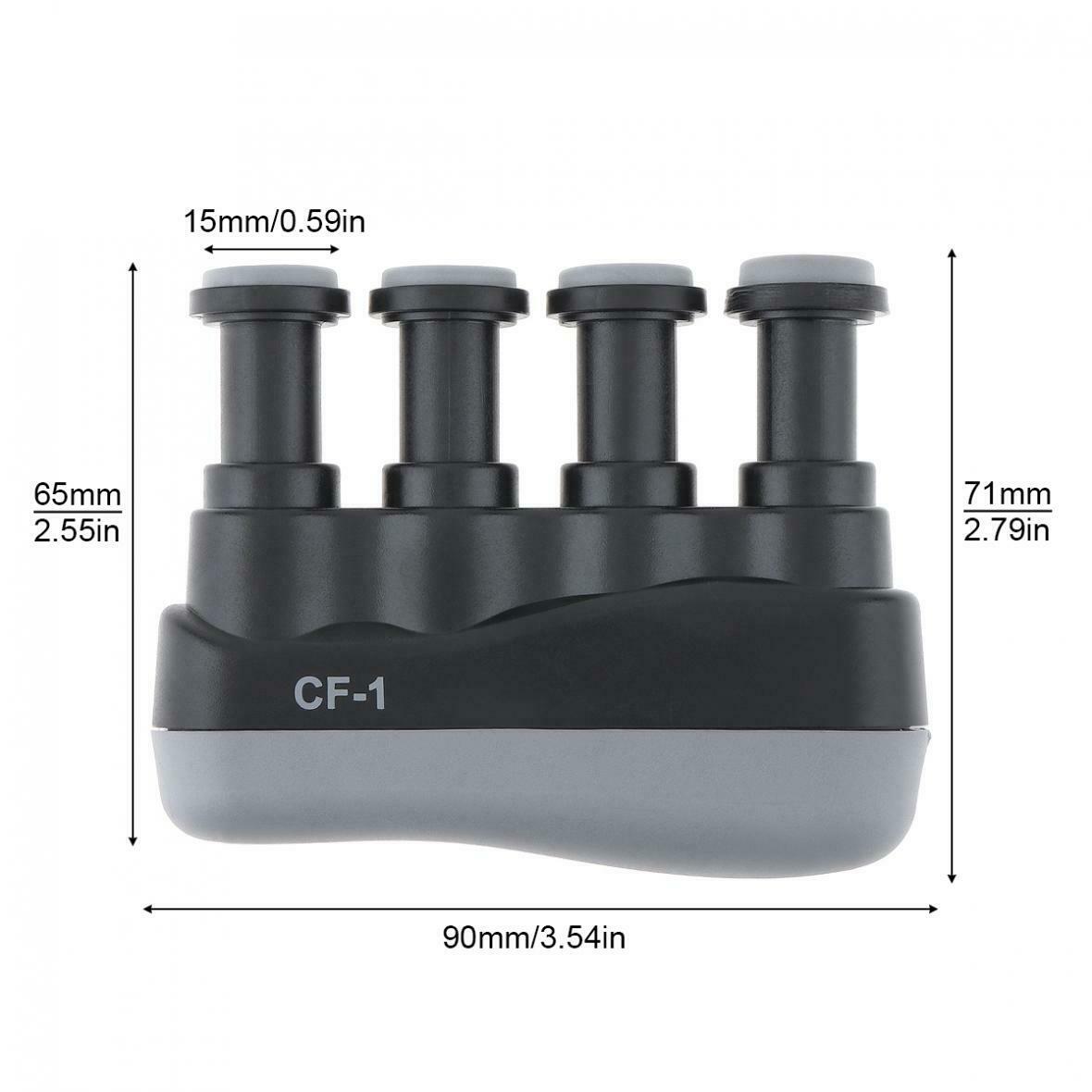 Hand Finger Exerciser Black Finger Strengthener for Guitar Bass Piano Players