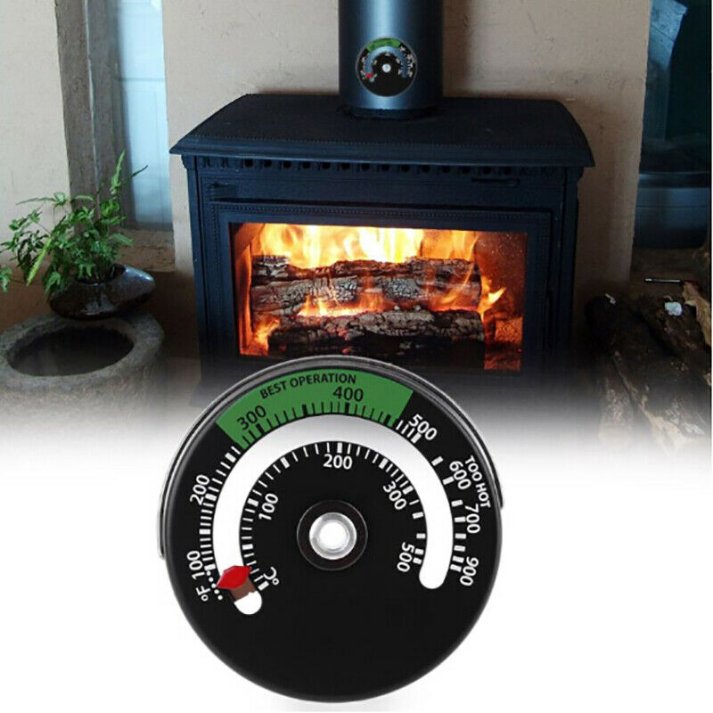 Magnetic Fireplace Stove Thermometer Fire Place Temperature MonitorJCAUJC.l8