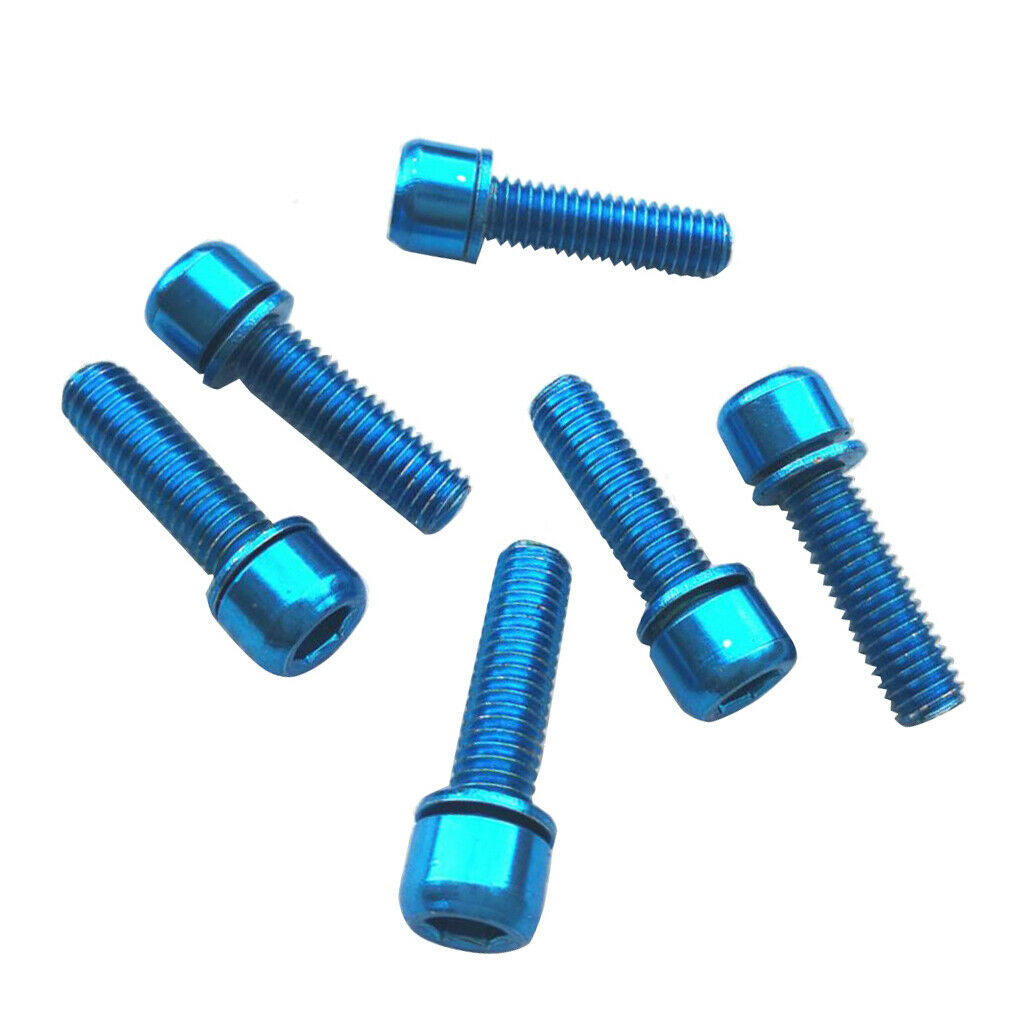 24x MTB Road Bike Bicycle M5x18 Handlebar Rear Rack Hex Socket Screw Bolt