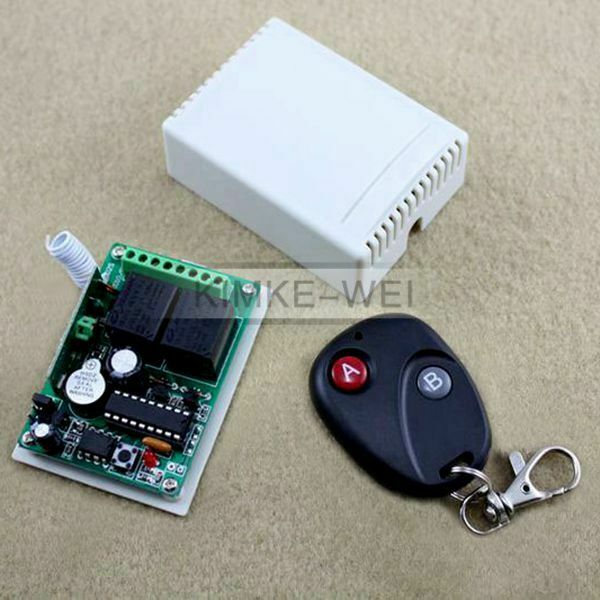 2 Channel Auto RF Wireless Remote Control Module 660 ft