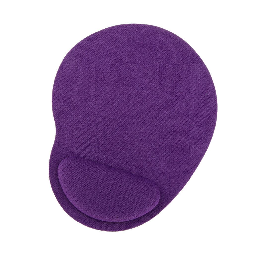 4Pcs Desktop NoteBook Purple Rest Support Mouse Game Pad Gel Funny