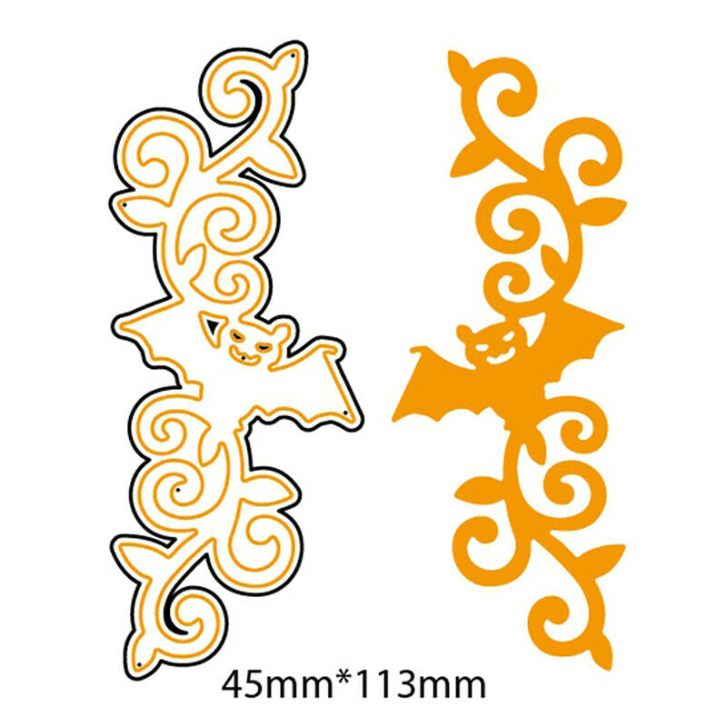 Halloween Bat Border Metal Cutting Dies Embossing Scrapbook DIY Album Ste.l8