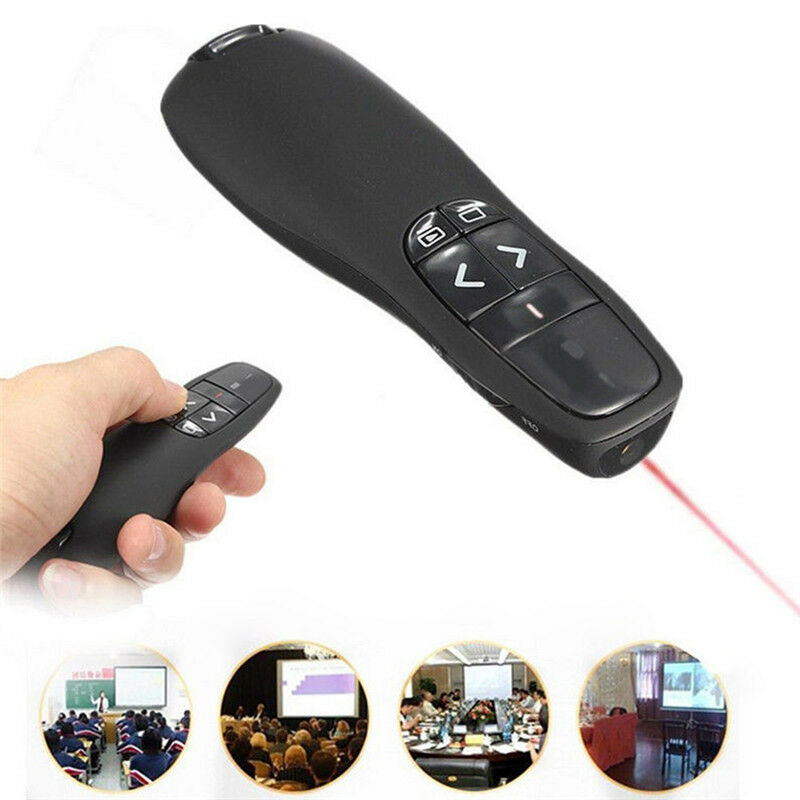 2.4GHz USB Wireless Remote Control Presentation Mouse Presenter PPT Clicker B Re