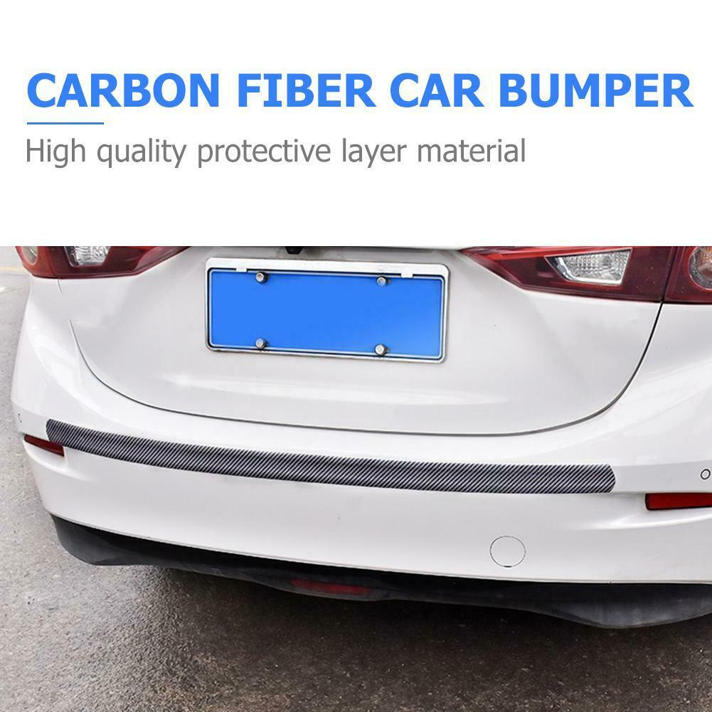 Car Door Bumper Protector 2.5m Carbon Fiber Anti-collision Strip Universal @