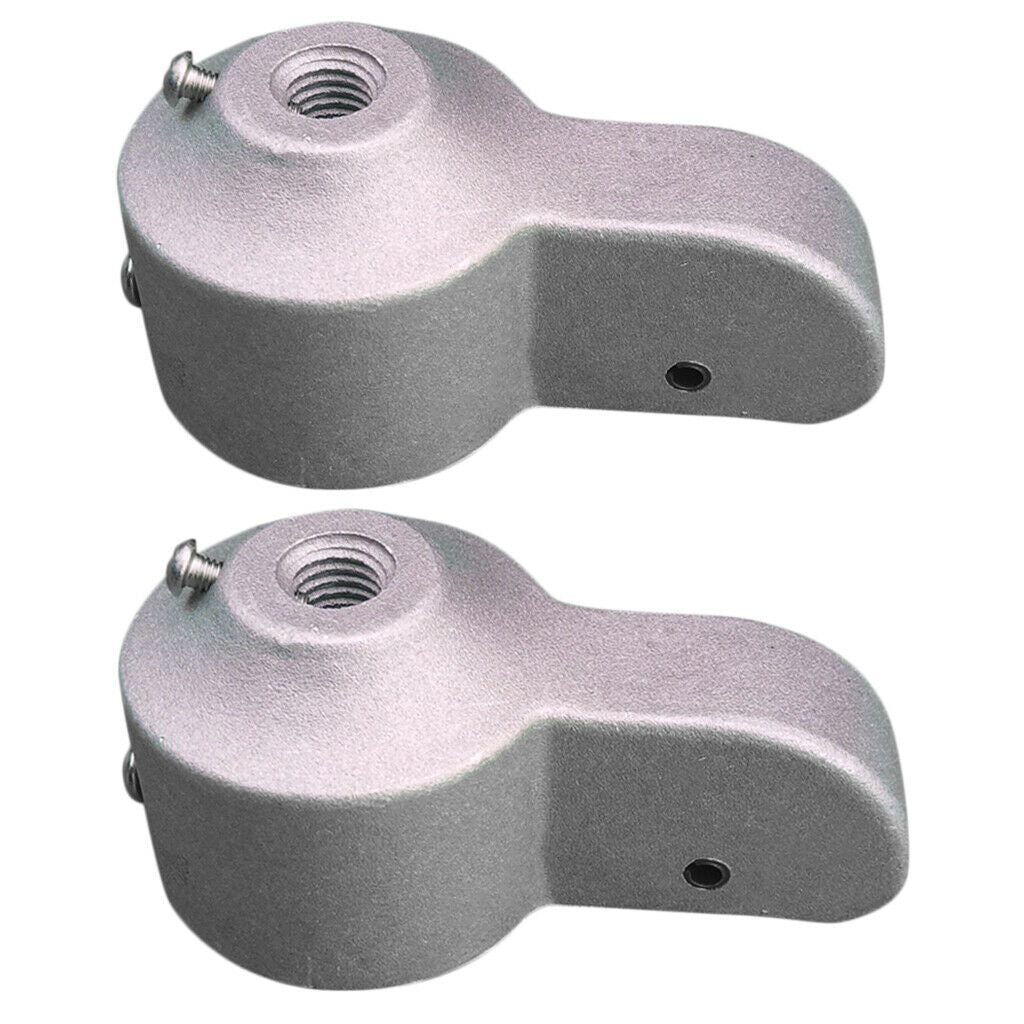 Set of 2 Aluminum Flagpole Truck Outdoors Flag Truck for Diameter Flagpoles
