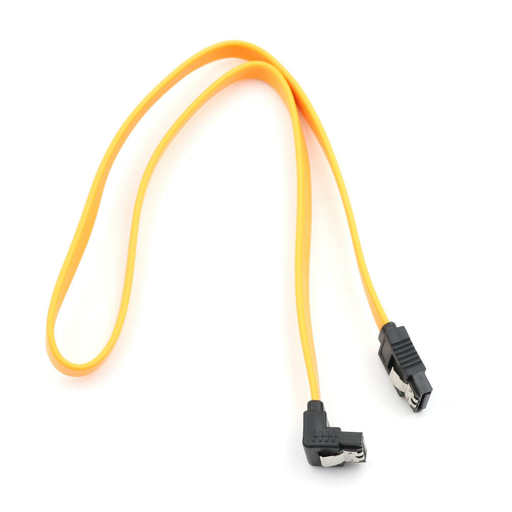 45CM SATA 3.0 III SATA3 6Gb /s SSD Hard Drive Data Direct/Right Angle Cable E DD