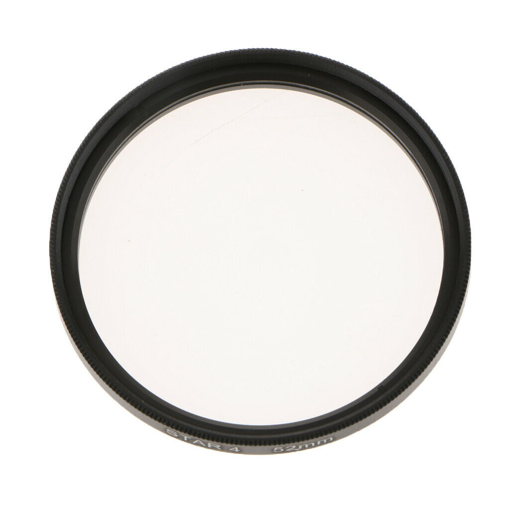 52mm Revolving 4 Point Rotated Star Light Cross Lens Filter for Nikon 18