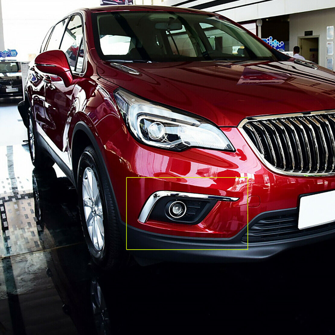 Front Bumper Chrome Trim Right Fit For Buick Envision 2016-2018 ABS