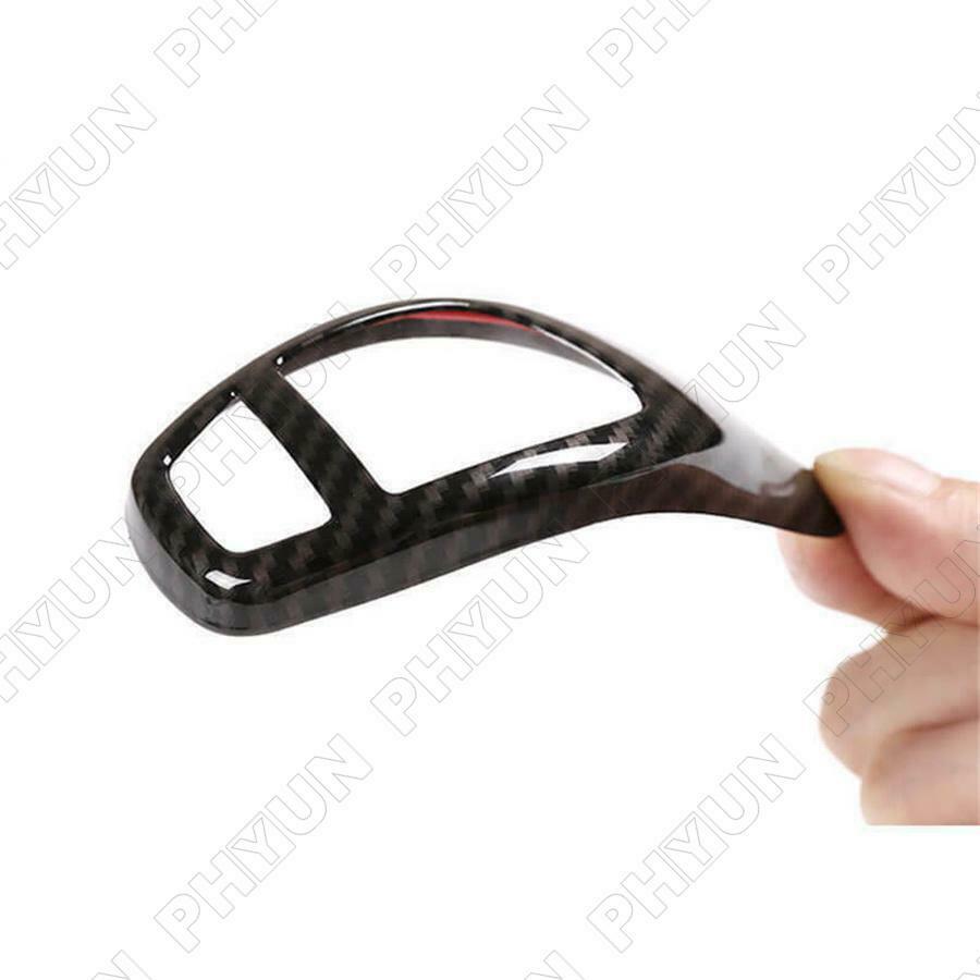Carbon Fiber Look Gear Shift Knob Cover Trim For BMW X3 X4 X5 X6 E70 E71 F06 F12