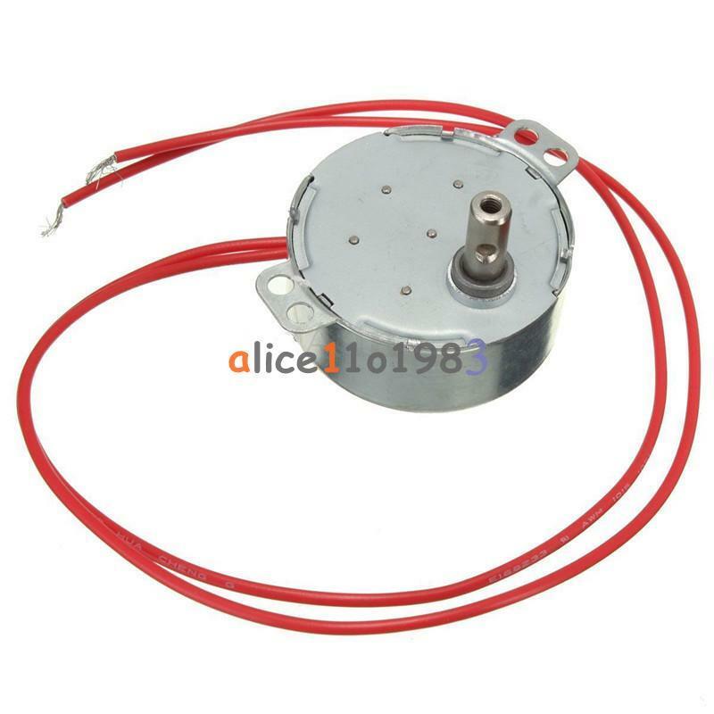 Pro TYC 50 AV 12V 4W 50/60Hz Synchronous Motor 5/6RPM CW CCW Microwave Turntable