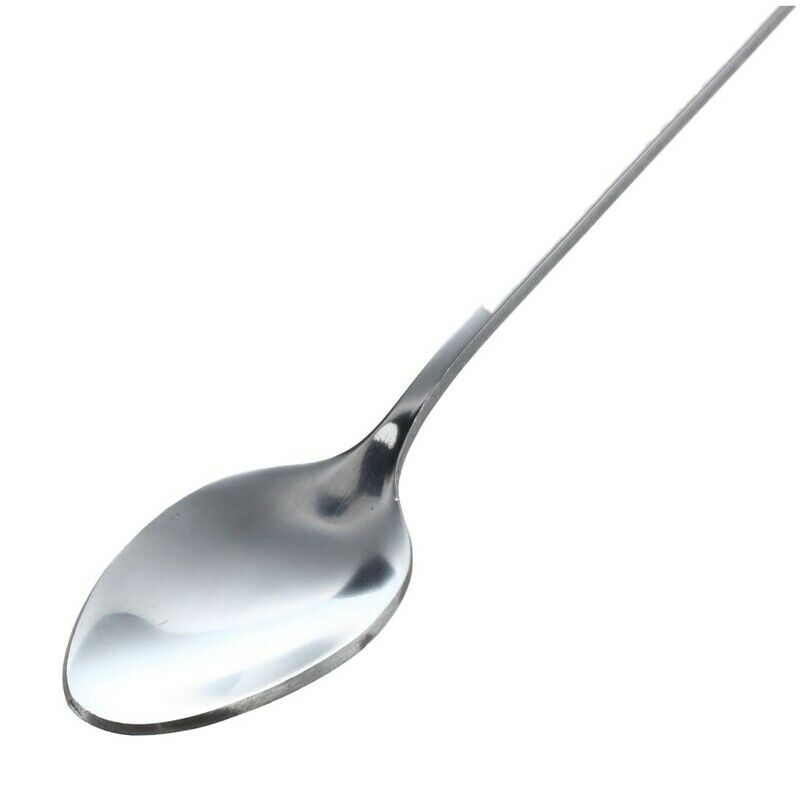 10" Stainless Steel Tableware Long Handle Scoop Teaspoon K2A4A4