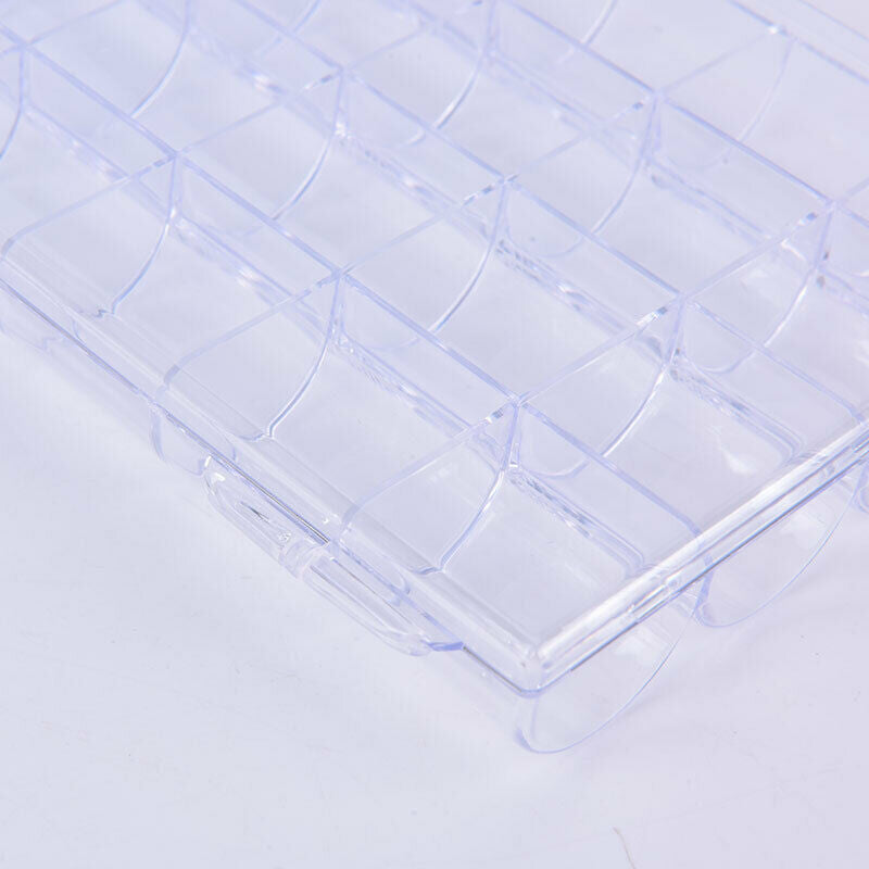 24 Grid Clear Box Plastic ring Jearrings Box Nail Art rhinestones Case Stor Kt