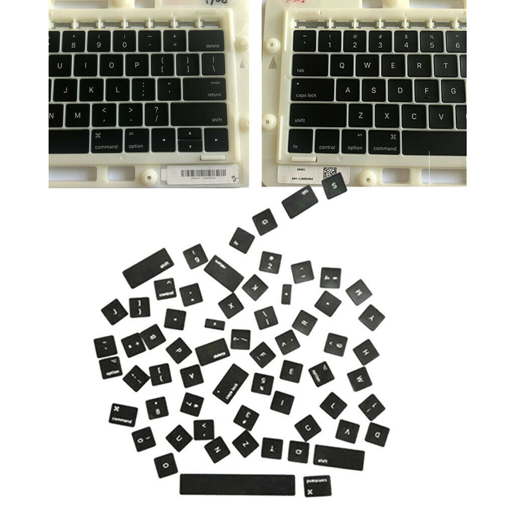 Pack of 1 US English Keycaps for Macbook Pro Retina 13" 15" A1706 A1707