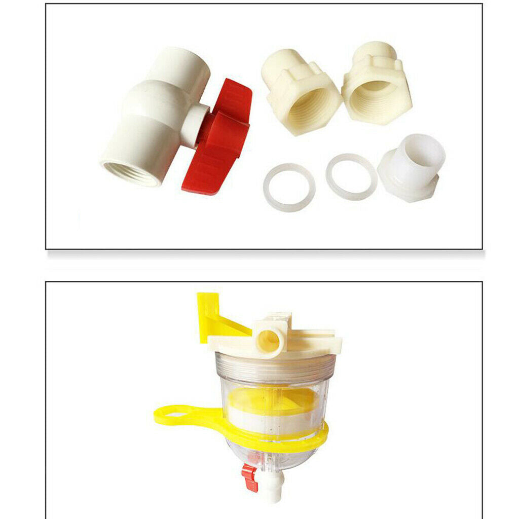 Chicken Duck Goose Water Filter Strainer Poultry Livestock Supplies