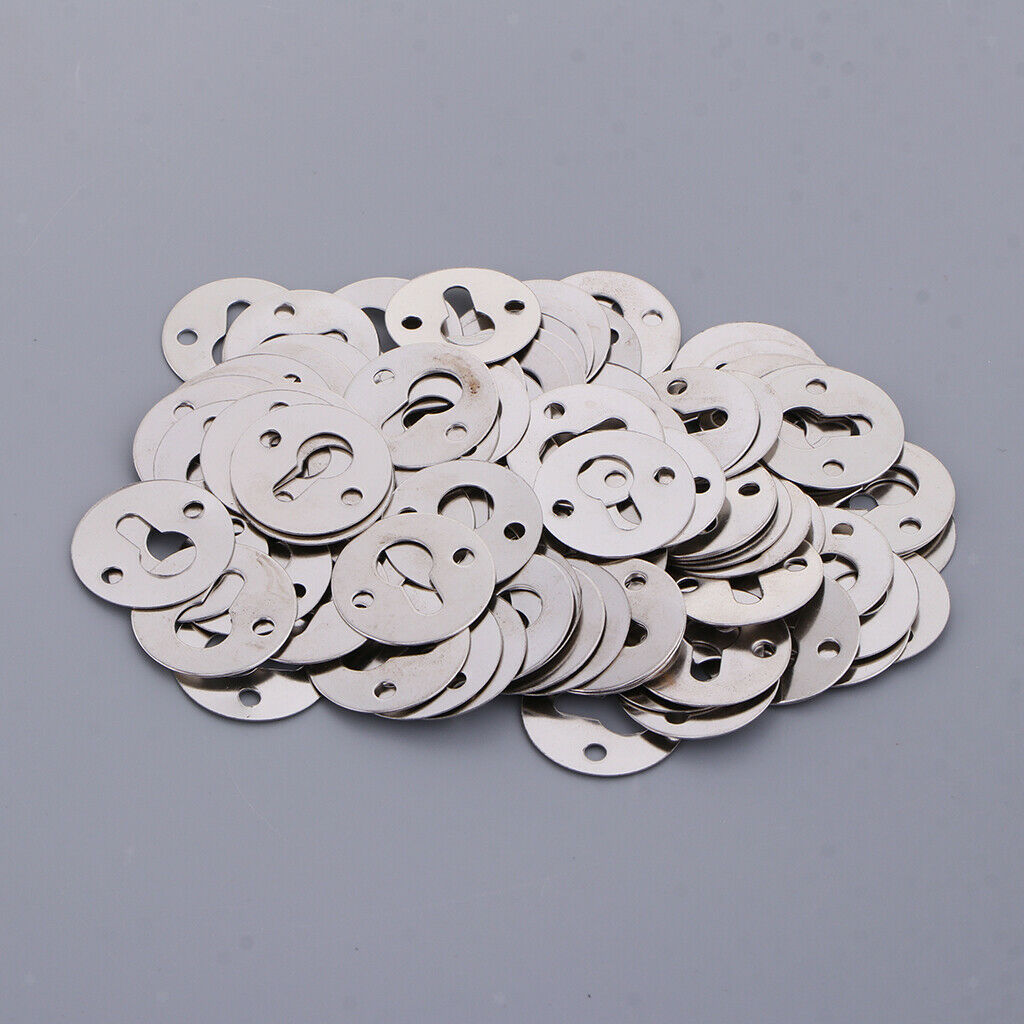 100x Metal Round Keyhole Shelf Hangers  Hangers For Picture Frame
