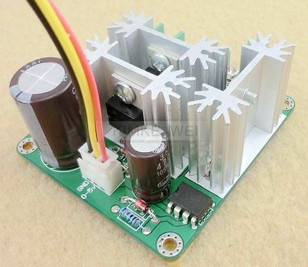 6V-12V-24V-36V-40V-60V-90V / 15A DC Motor Speed Control PWM Controller New