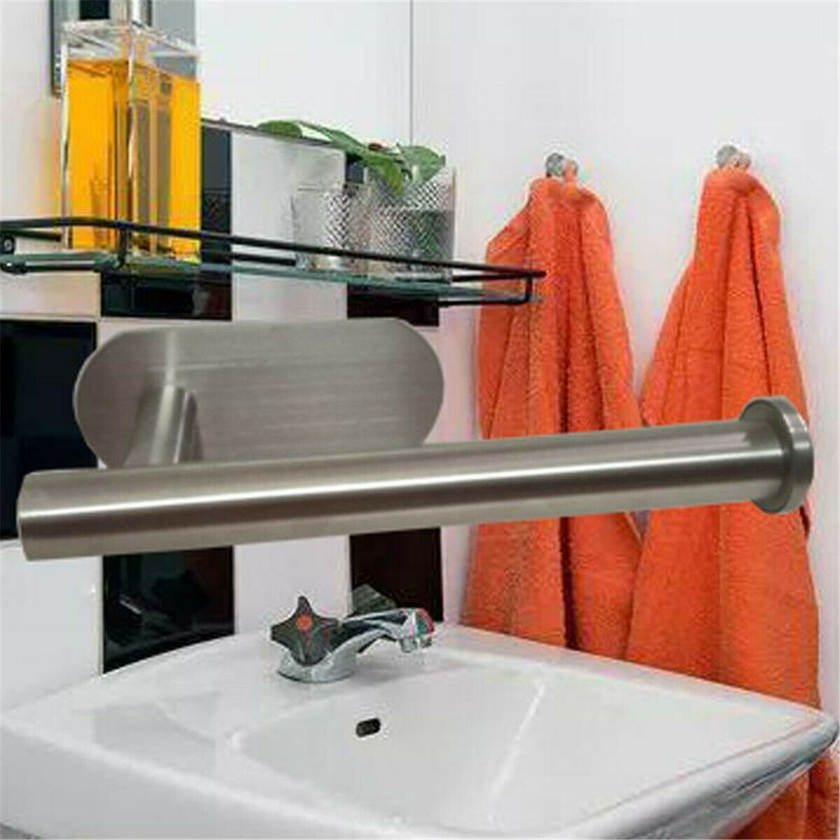 Toilet Roll Holder Self Adhesive Toilet Paper Holder For Bathroom Stick On Wall