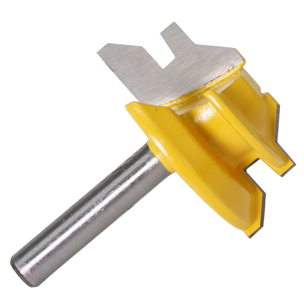 1/4-Inch Shank 45 Degree Lock Miter Router Bit 3/4-Inch Stock Joint Router Bit