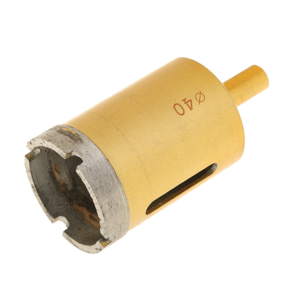1x 40mm Diamond Holesaw Drill Bit Tile Porcelain Glass Marble Ceramic Cutter