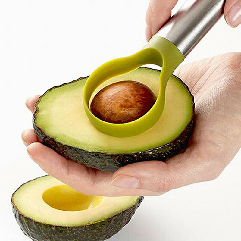 Stainless Steel Avocado nuclear slicer 2-in1 Vegetable Fruit Grater Kitch.l8