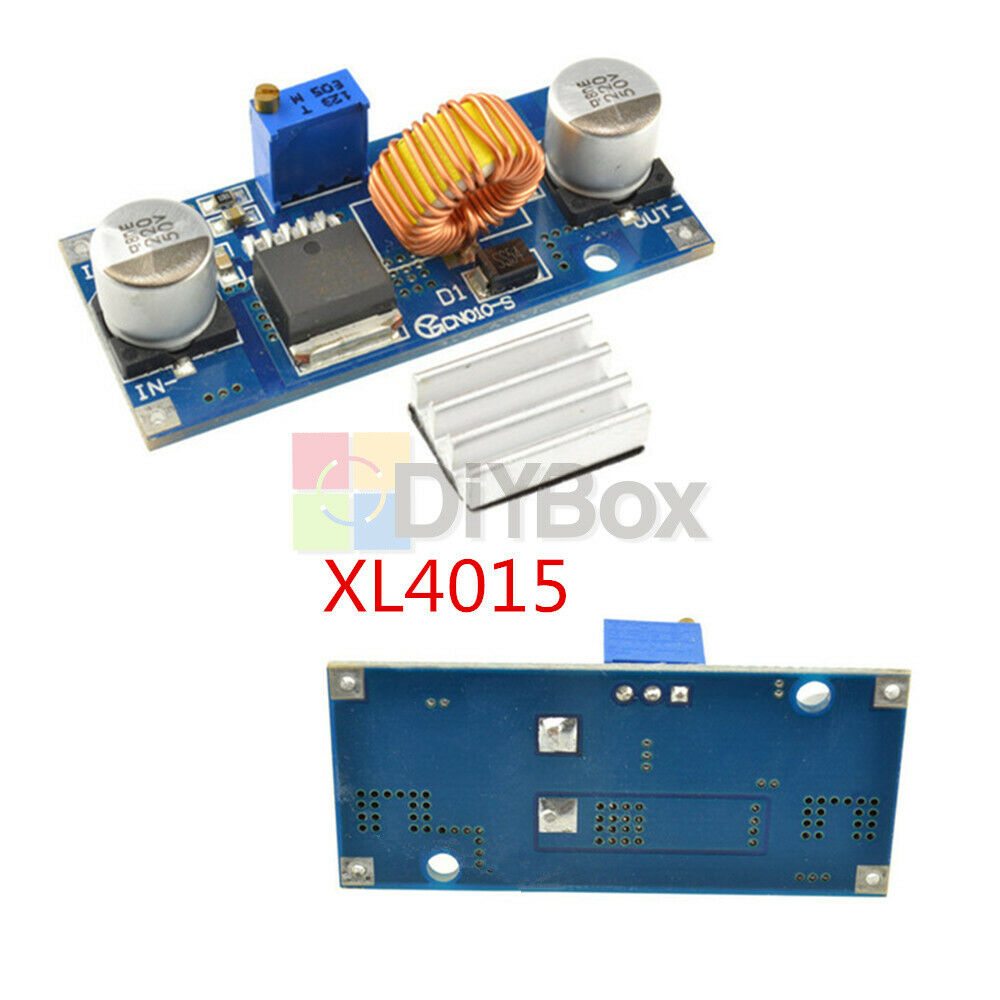 2PCS 5A XL4015 DC-DC adjustable step-down module 4~38V 96% NEW