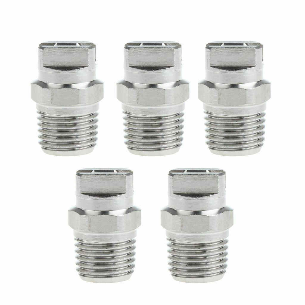 Lots 5 High Pressure Spray Nozzle Tip 1/4" Sprayer Fan Pressure Washer