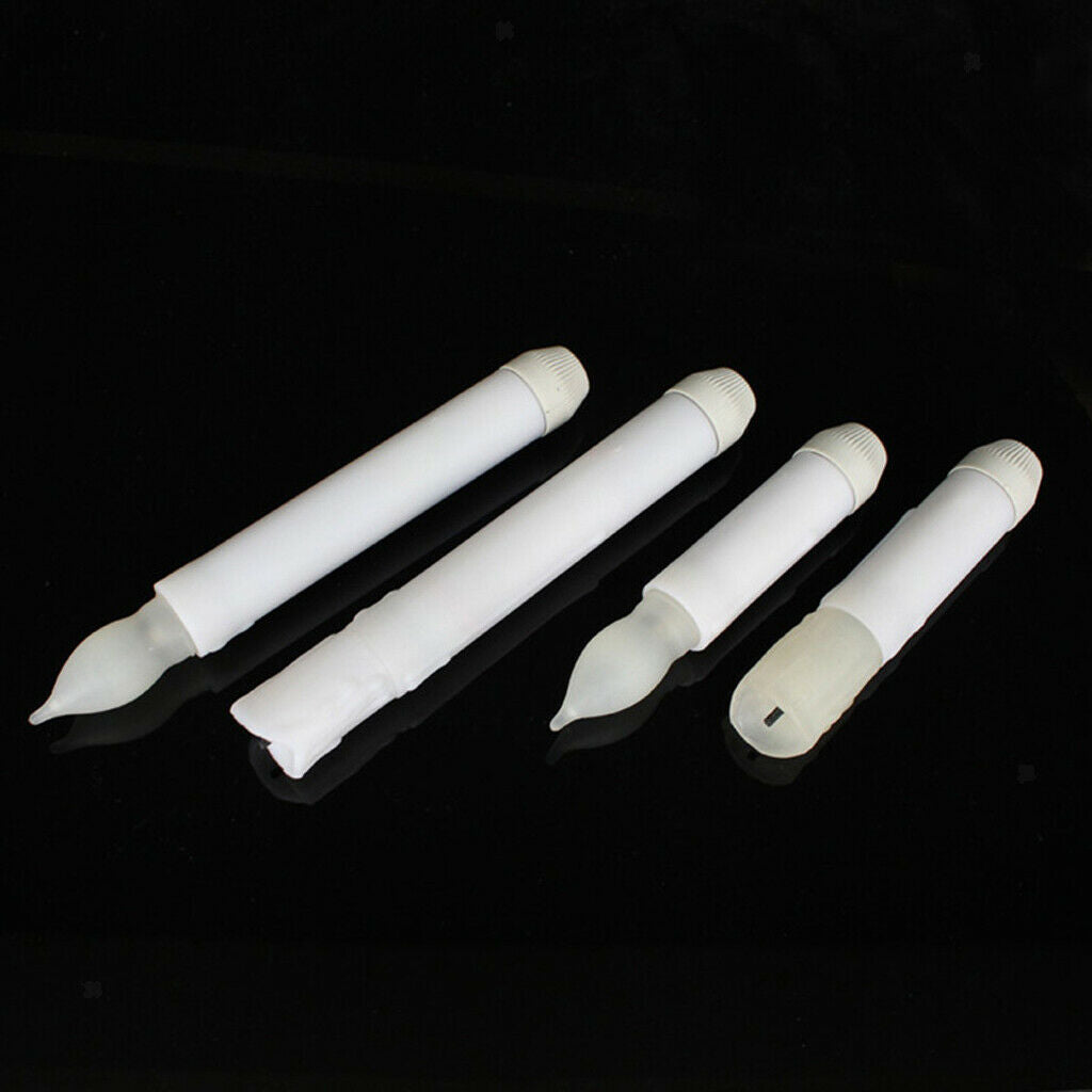 12 Pieces 105mm Tall Electric LED Candle Flameless Candle for Party Decor  B