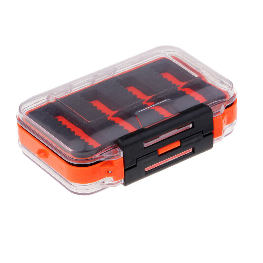 Double Sided Fishing Box Empty Fishing Tackle Equipment Box Fishing Lure Box