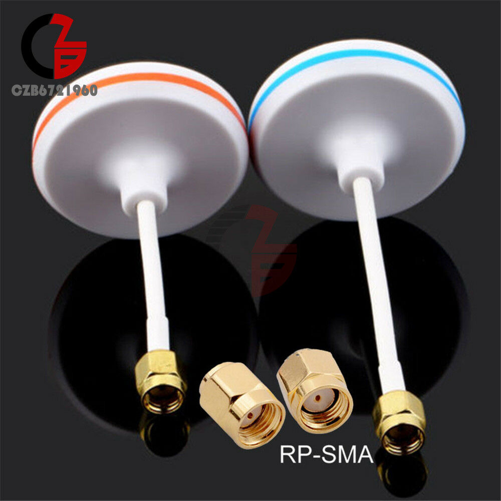 1 Pair Tx/Rx RP-SMA 5.8GHz Circular Polarized Mushroom Antenna RC Multicopter